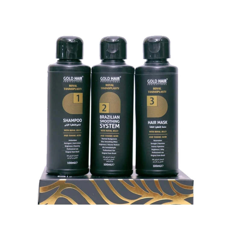  Gold Hair Care Protein Kit Serum 50ml Cream 280ml Growth Oil