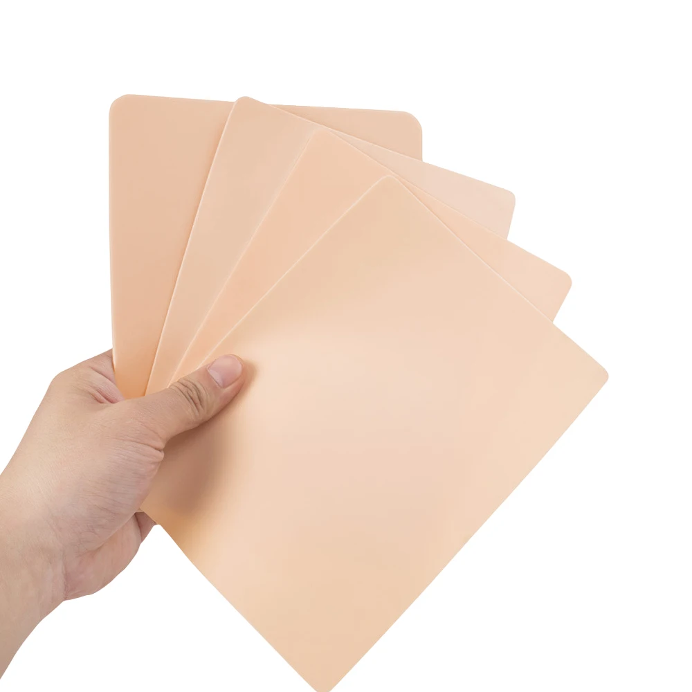 Оптовая продажа небольшой размер коврик для татуажа 14*19 тренировочный инструмент силиконовый пму латекс начинающих