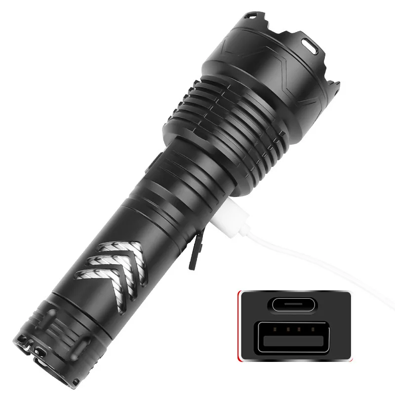 High Powered Led Flashlights Long Range Powerful Torches Rechargeable Waterproof Tactical Flash Lights