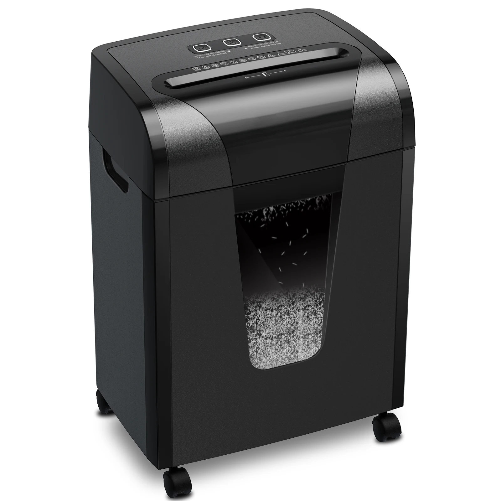 C260P Hot Selling Paper Shredder P-5 Security Level with Wheels Heavy Duty Paper Shredder/ Paper Shredder Machine