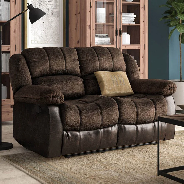 Partner Customized Pu Leather 2 Seater Muebles Relajantes Sillon Reclinable Home Cinema Recliner Sofa