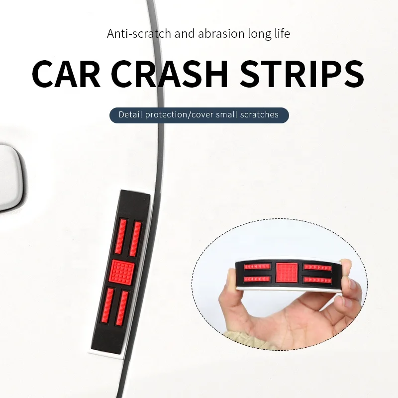 Factory Custom Logo 4PCS Car Fashionable Decorative Strip Car Side Door Edge Guards Auto Door Protector