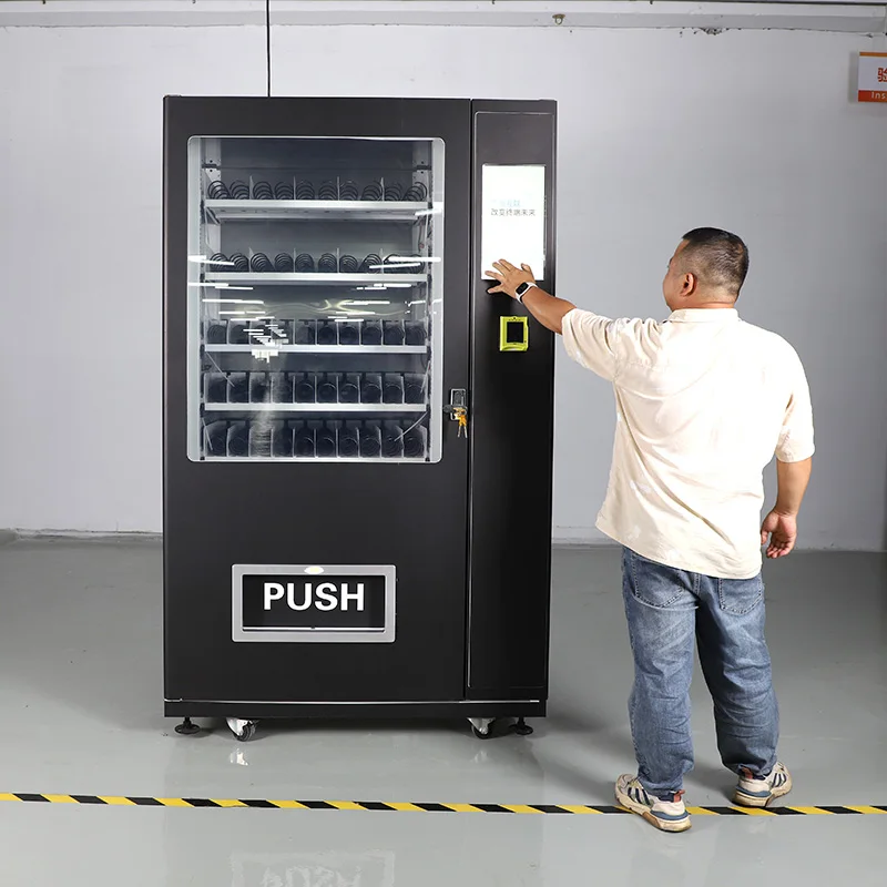 24 Hours Retail Store Cold Drink Vending Machines Japanese Combo Foods and Drinks Vending Machine With Touch Screen And Elevator