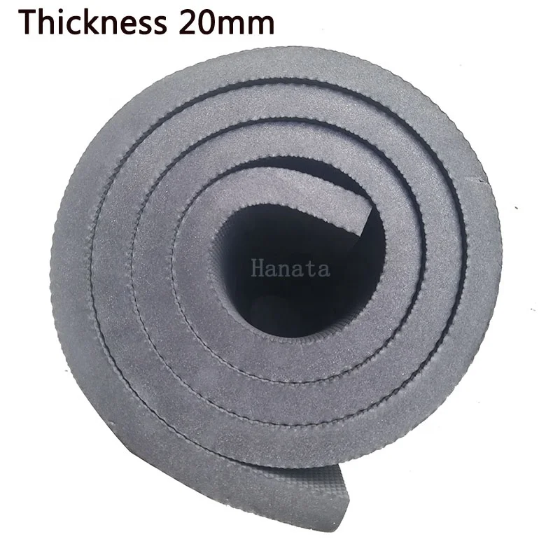 Outdoor EVA foam camping mat Black closed cell foam mat XPE outdoor training waterproof  sleeping mat Field training foam pad