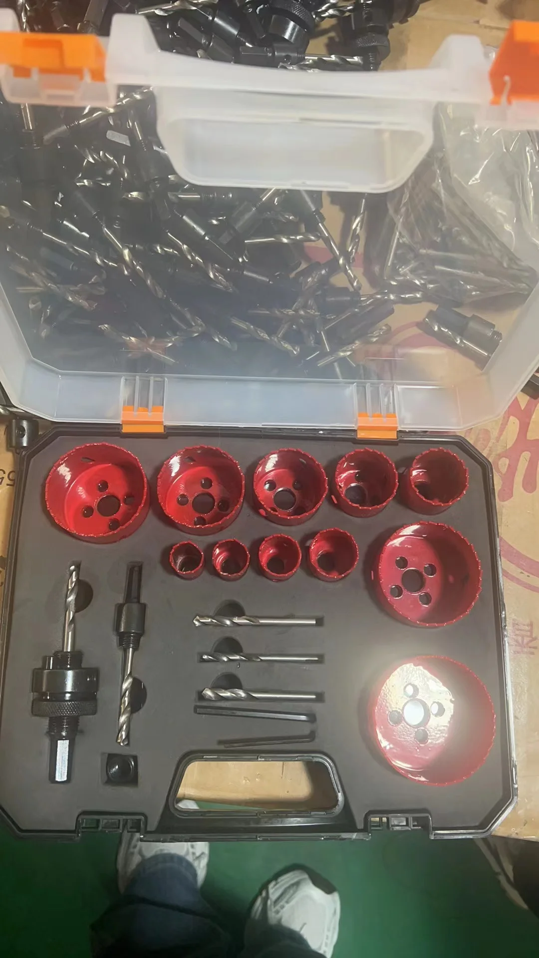 PMS 19PCS Metal Wood Plastic Gypsum Board Iron Sheet Hole Opener Bi-metal Hole Saw Set