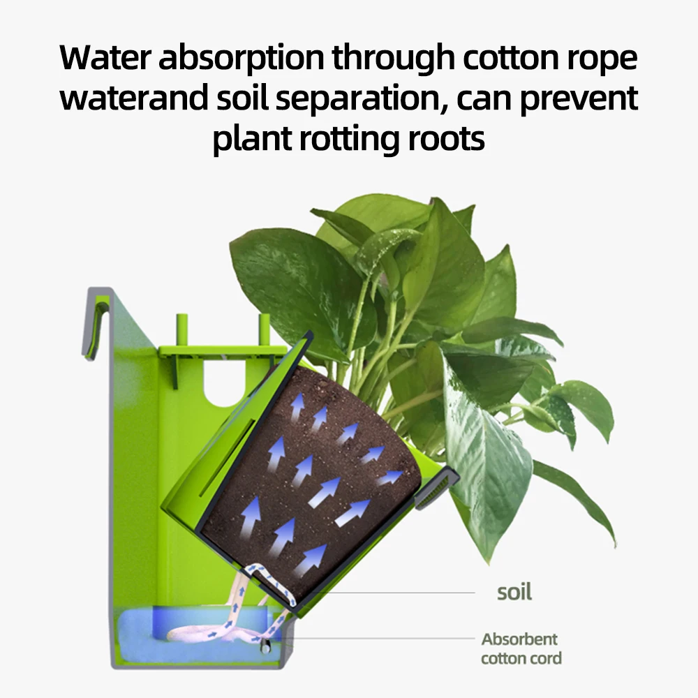 Garden home decoration hanging vertical garden wall flower pot