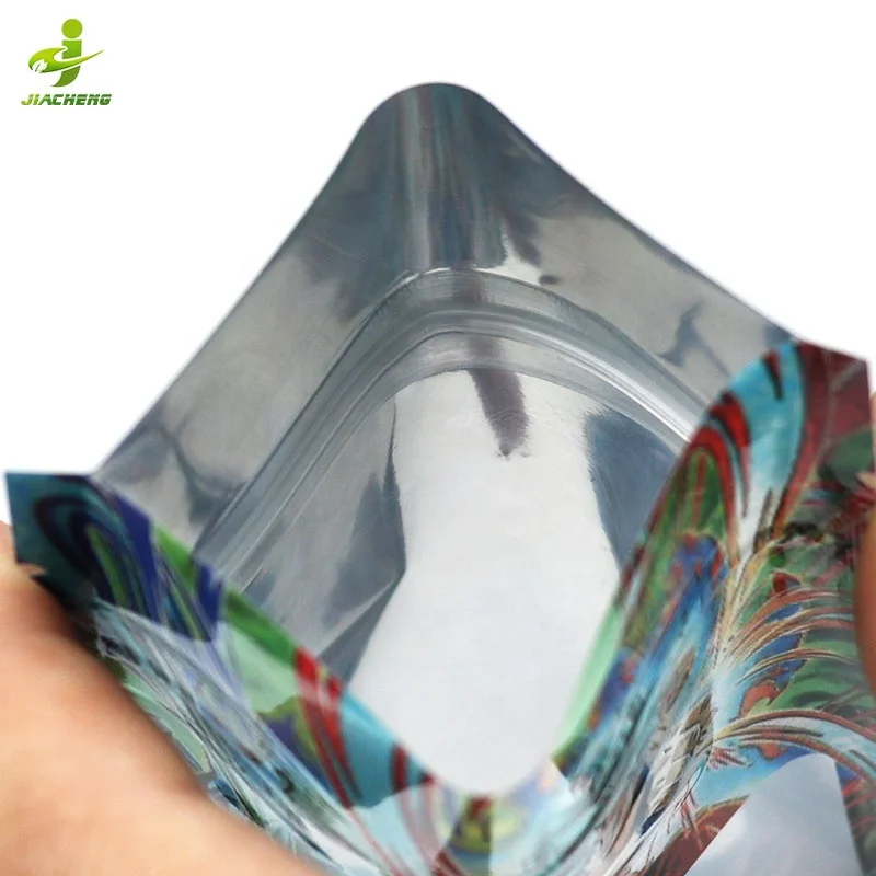 Custom Printed Small 3x4 1g 1 gram Plastic Zipper Edible Gummies Cookie Smell Proof Lay Flat Ziplock Mylar Packaging Bags