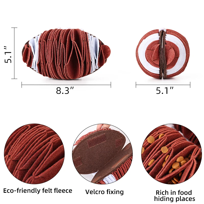 New Interactive Pet Products Dog Rugby Ball Dog Football Toy small large durable dog toys