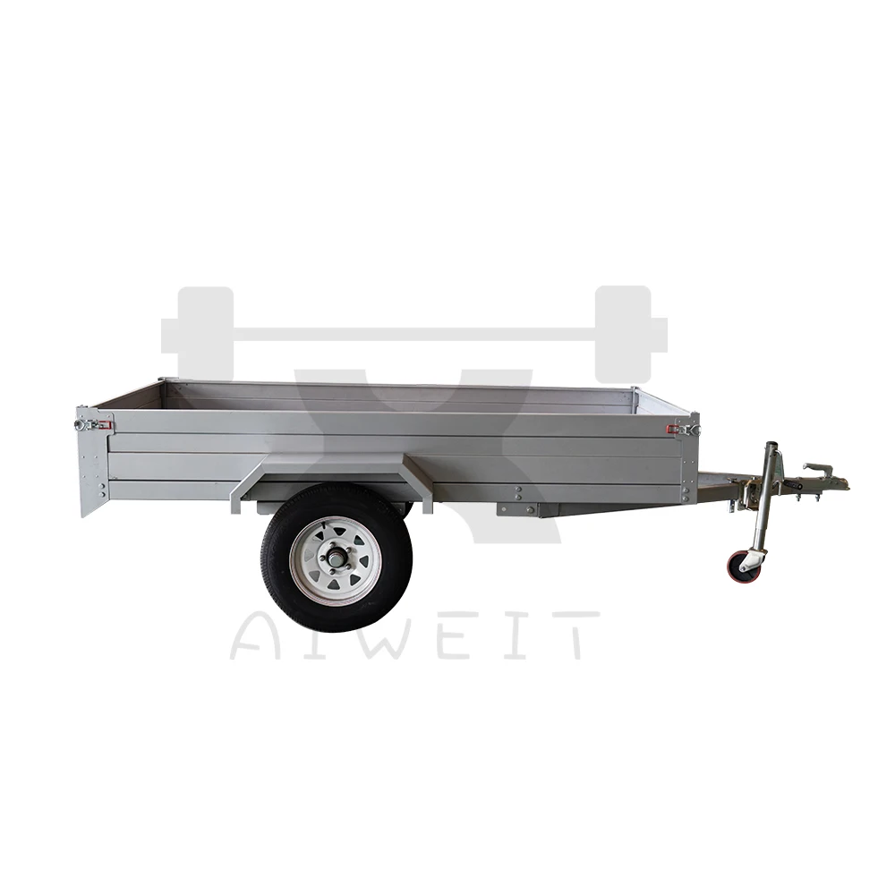 Multi Purpose Pull Behind Farm Trailer Metal Trailer Off Road Atv Galvanised Trailer With Low Moq