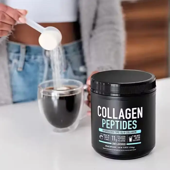Supply OEM Collagen Peptides Powder with Hyaluronic Acid Biotin Collagen Peptides Powder Custom Collagen Peptides