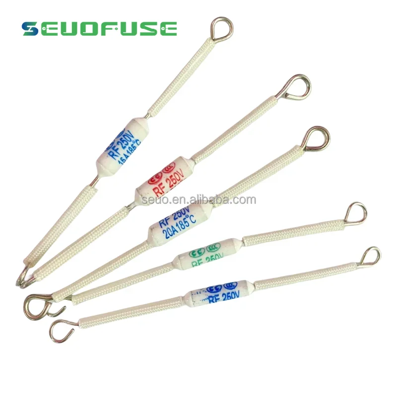 Factory direct fuse 10A 165c 9cm 15A 185c 9CM 20A 185C 9CM Metal thermal fuse RF thermal fuse