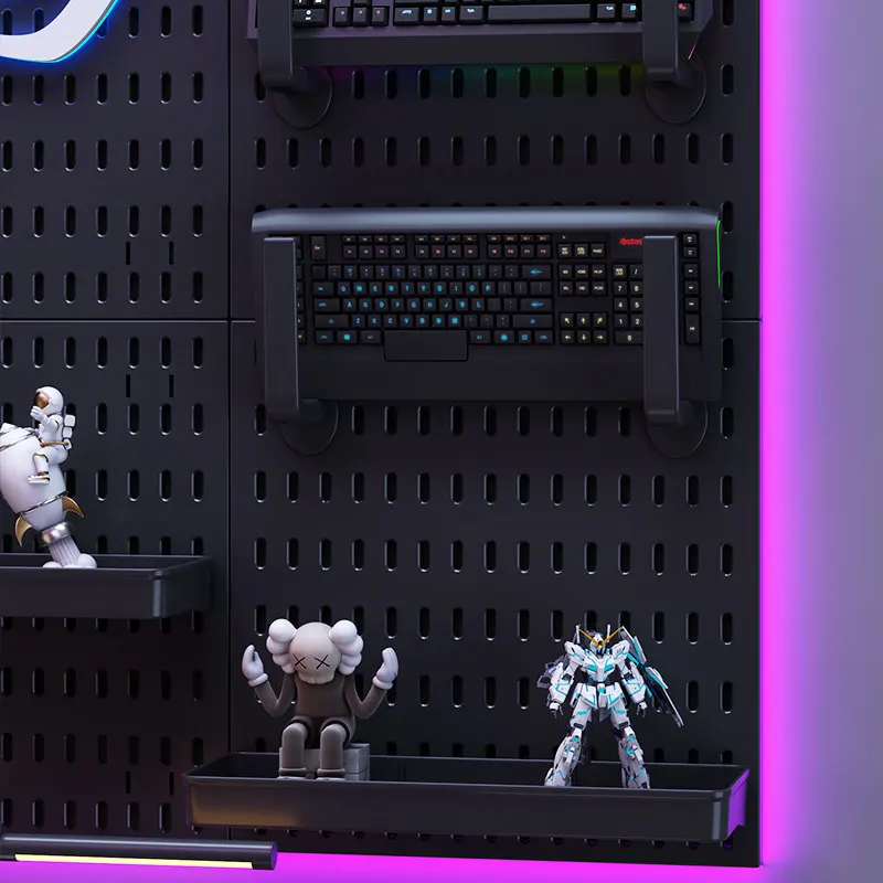 DIY Nordic wall pegboard with hook Hanging peg board Racks  display set plastic  for  organization Kits peg board  organizer