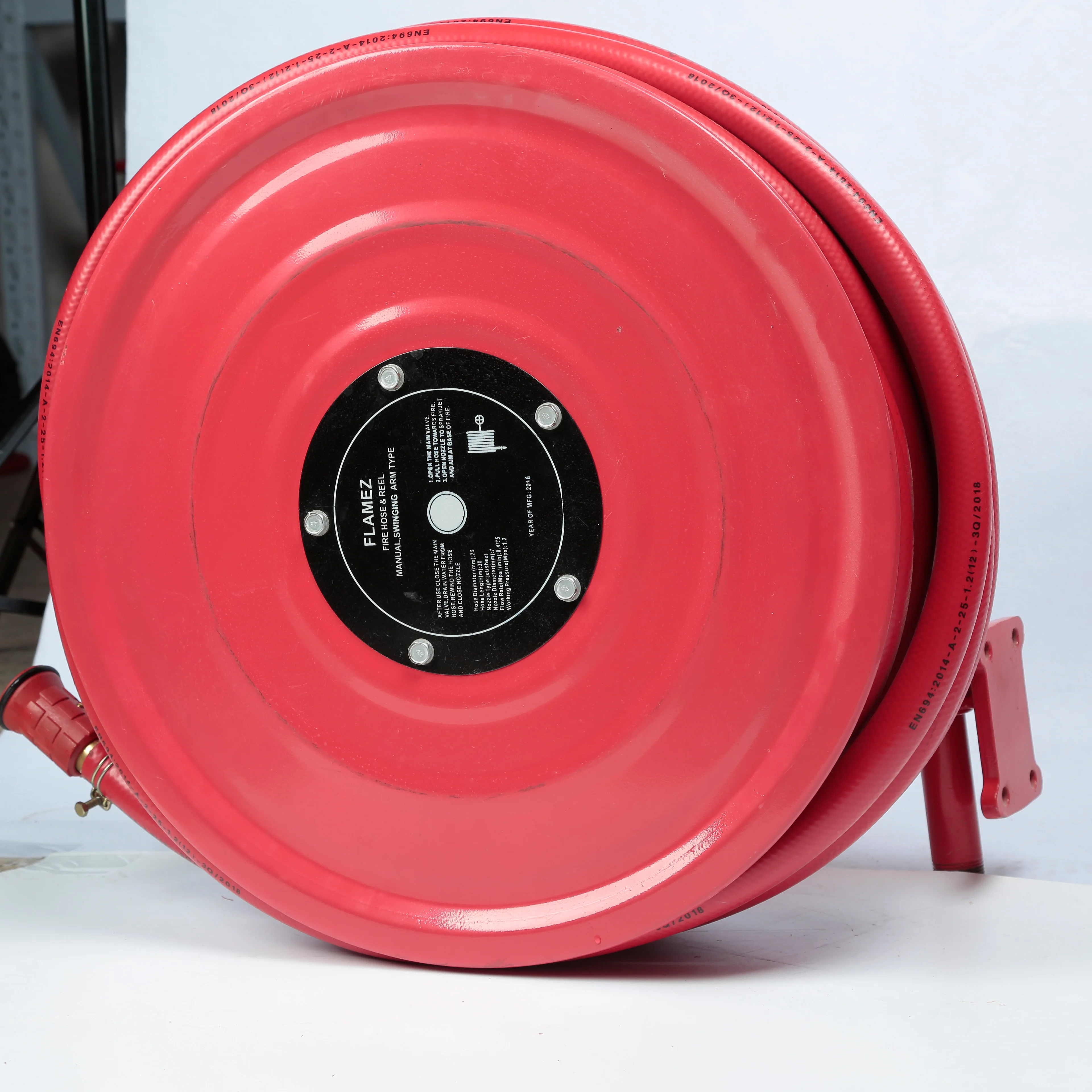 Manual Swing High Pressure Fire Fighting Equipment Fire Hose Reel
