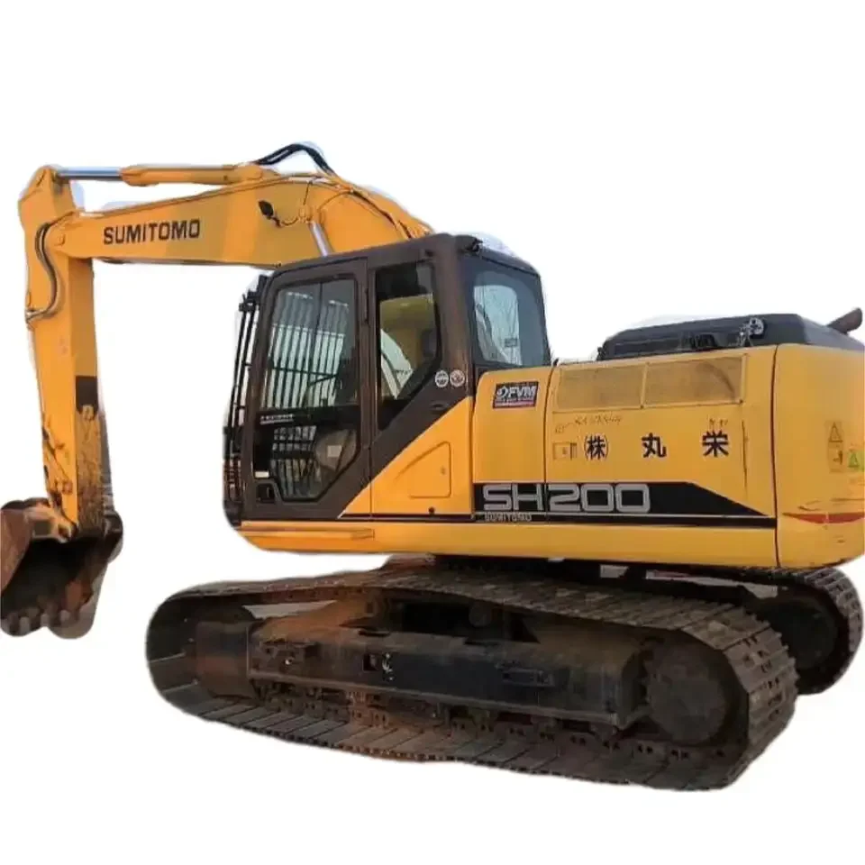 High quality Construction Machinery used sh200 excavator for sumitomo