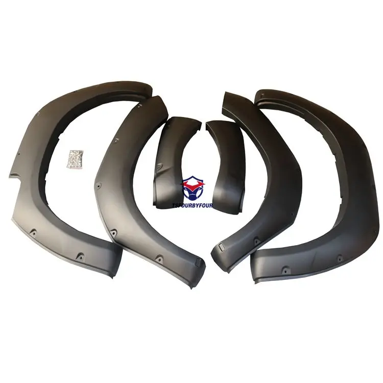 Taishuai 4wd auto parts matte black fender with screws for hilux revo 2015 2016 2017 fender flares