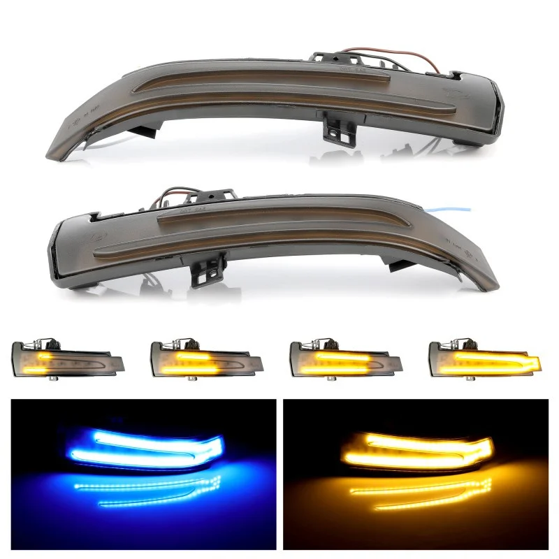 Dynamic Car Rear View Mirror Turn Signal Light Fit For Benz W221 W212 W204 W176 W246 X156 C204 C117 X117