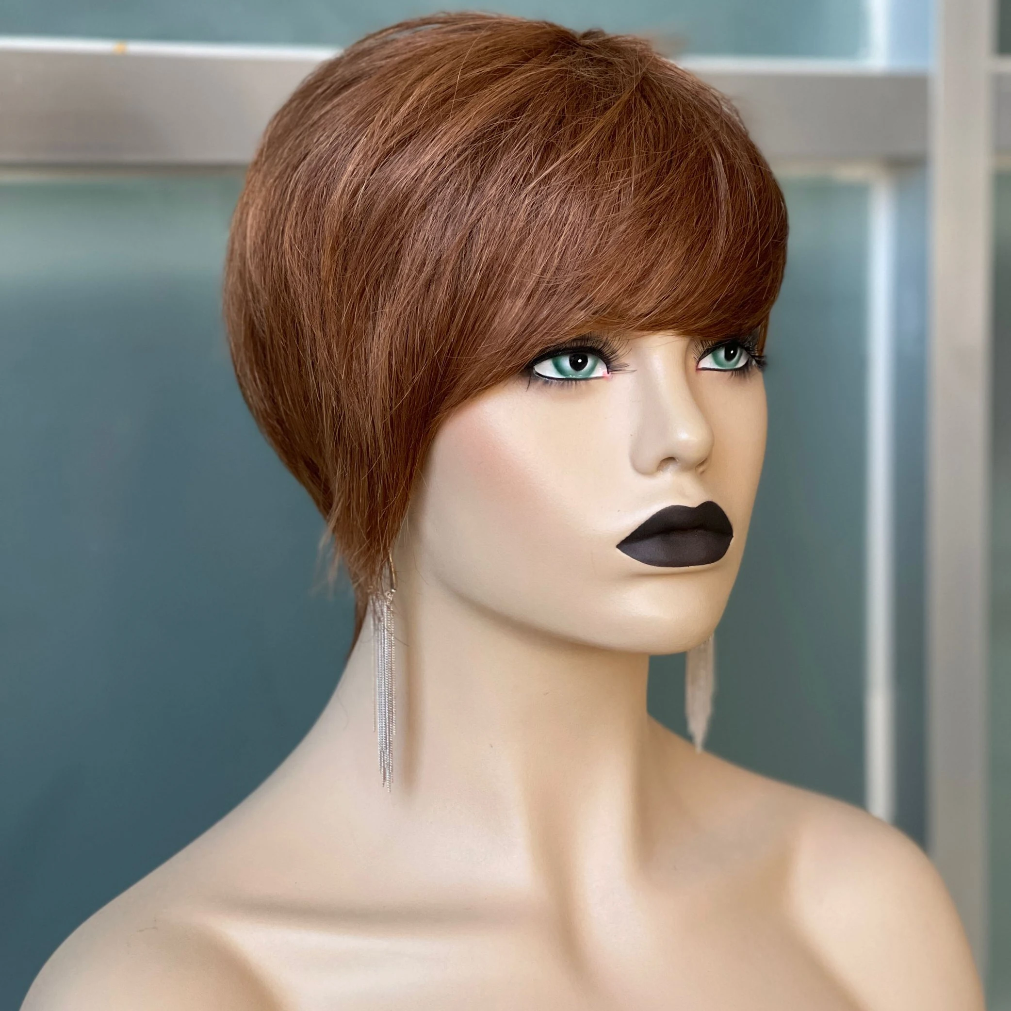 Joywigs Wholesale Raw Indian Human Hair Lace Front Wigs 180% Density Human Hair Medium Brown Lace Wigs