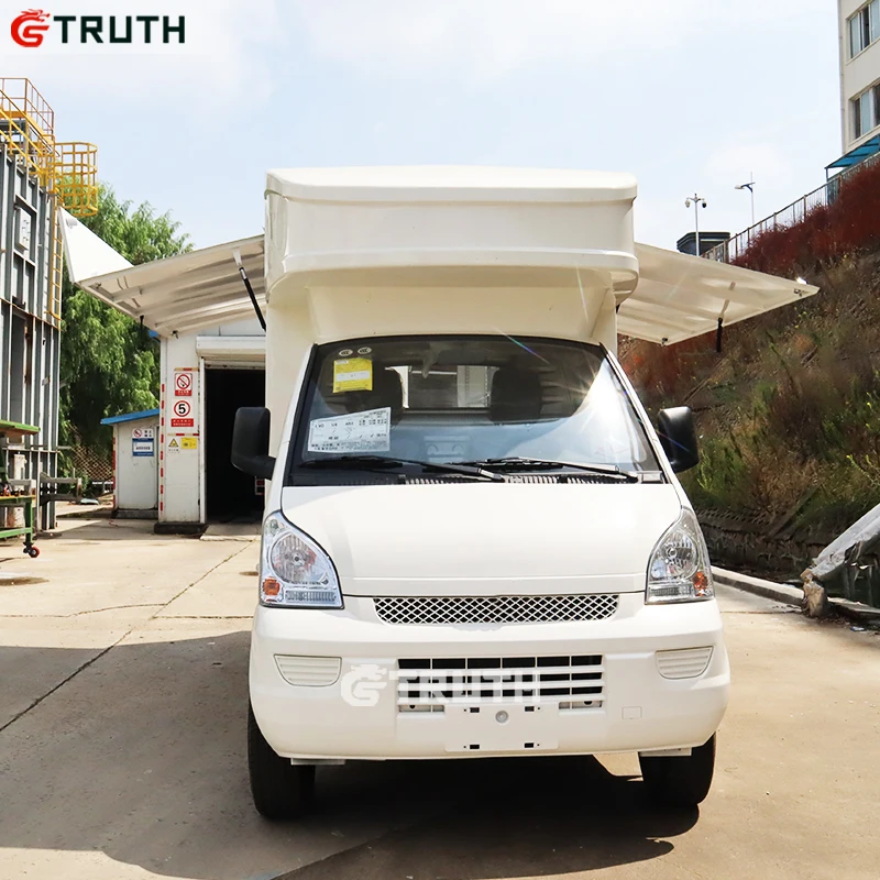 New Caravan Fast Food Car Mobile Kitchen Coffee House Ice Cream Hot Dog Gas Petrol Cart Gasoline Food Truck