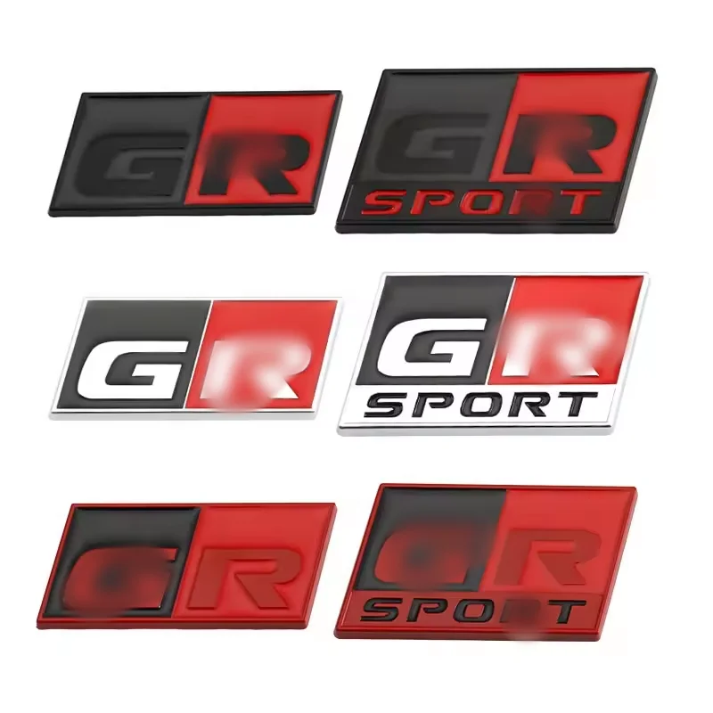 GR OEM 3D GT Stage III + Car Truck Badge ABS Emblem Logo Sign Sticker