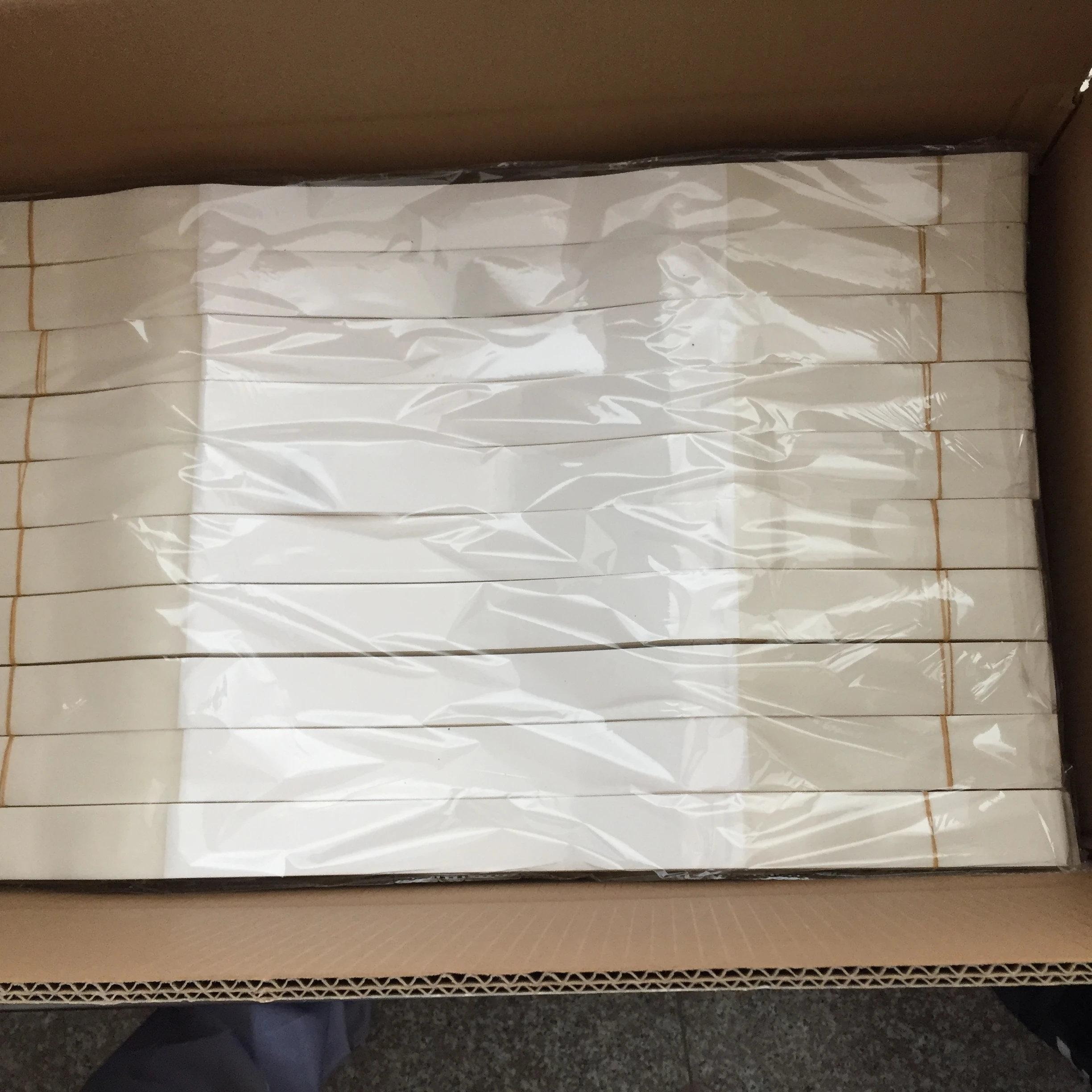 white plastic adhesive carry handle tape