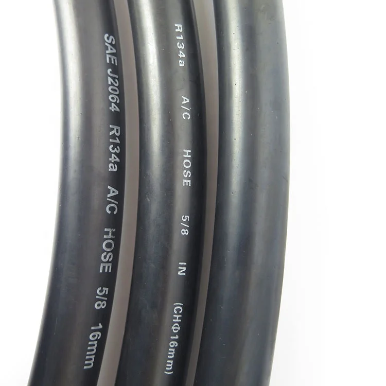 Chinese supplier SAE J2064 5/16 inch Type C Type E r134a r404 R12 freon high pressure flexible air condition rubber hose