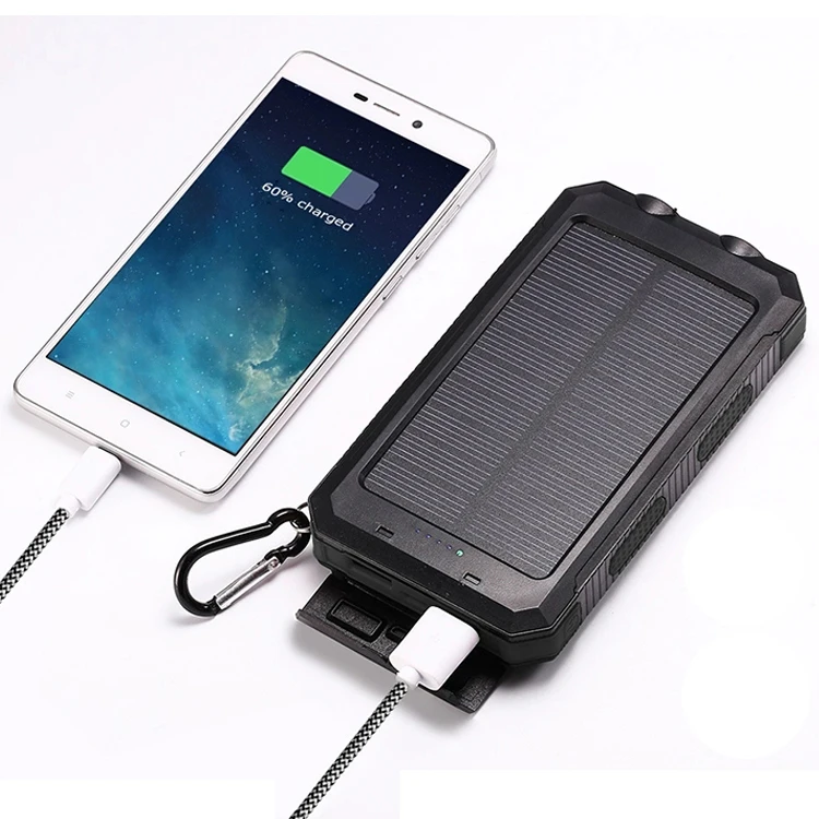 Powerbank Oem тонкий светодиодный фонарь Портативный Водонепроницаемый Солнечный доказательство Power Bank