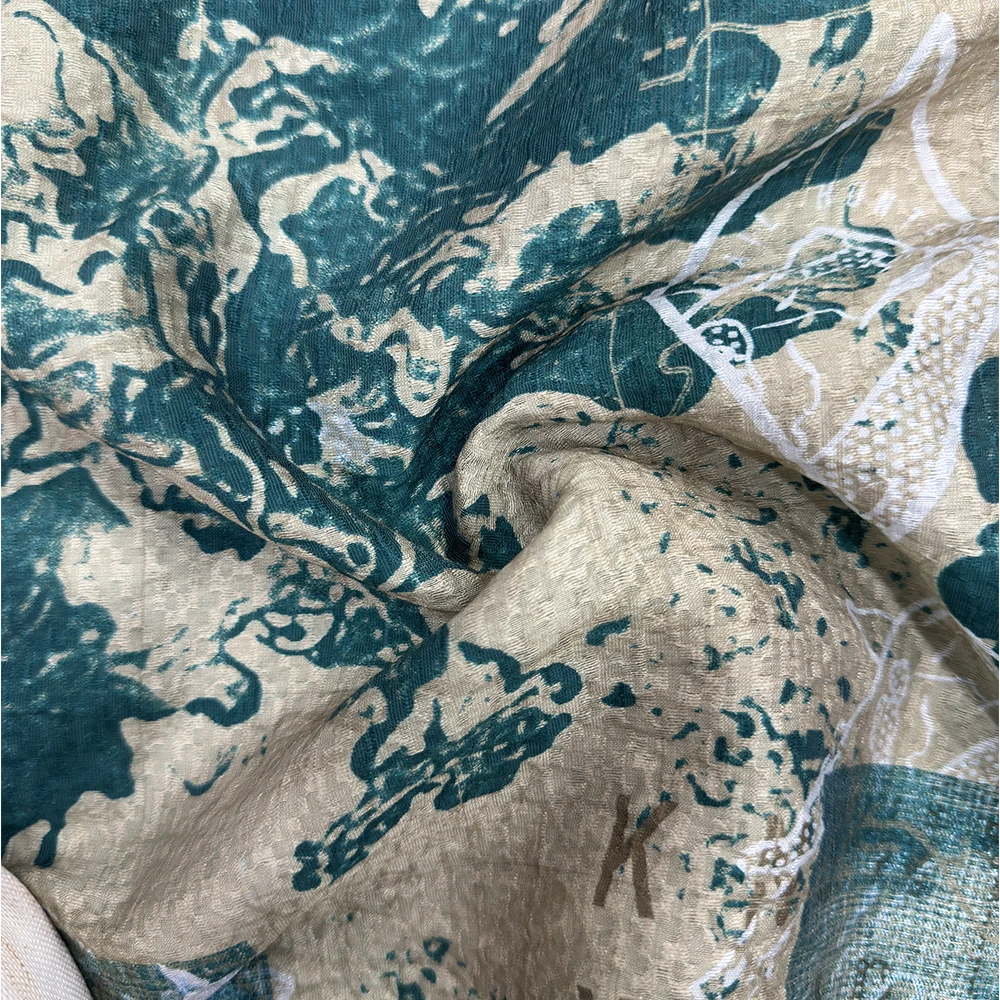 Hot Selling Custom Designer Digital Print Lyocell Fabric Excellent Softener Textile Raw Material for Clothing