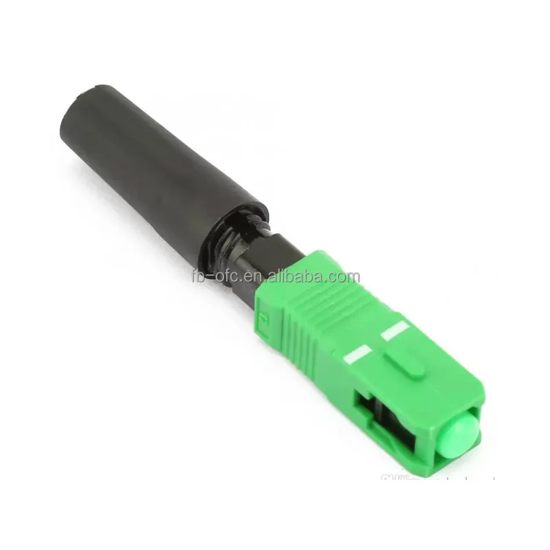 FTTH SC UPC Fiber Fast Connector For Drop Cable Fast SC/APC Thread Field Connector Waterproof Fast Push-pull Quick Connectors