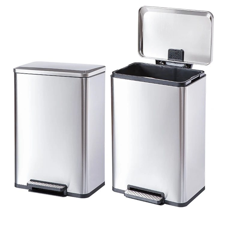 NEW 13 Gallons 50l Sensor Dustbin Office Stainless Steel Sensor Waste Can Household Wholesale Intelligent Trash Can Whosale