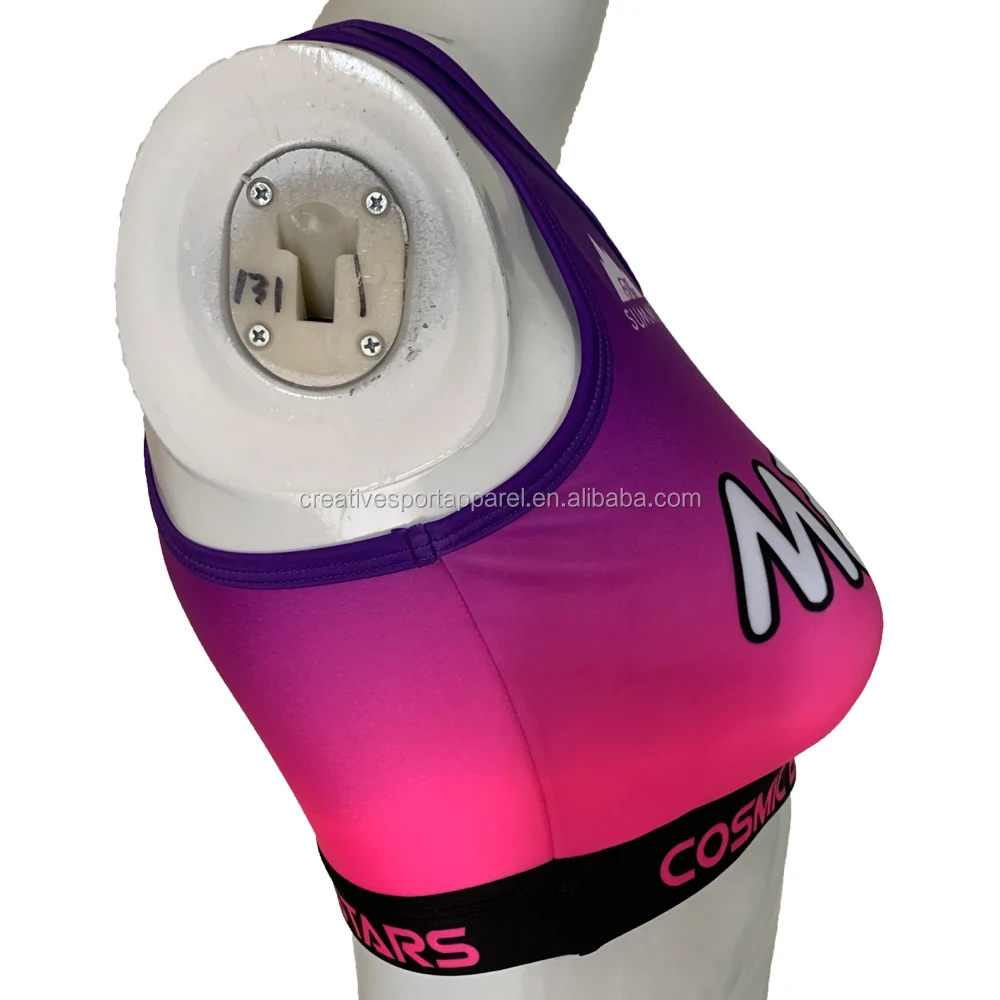 Cheerleader cheerleading cheer practice wear sports bra