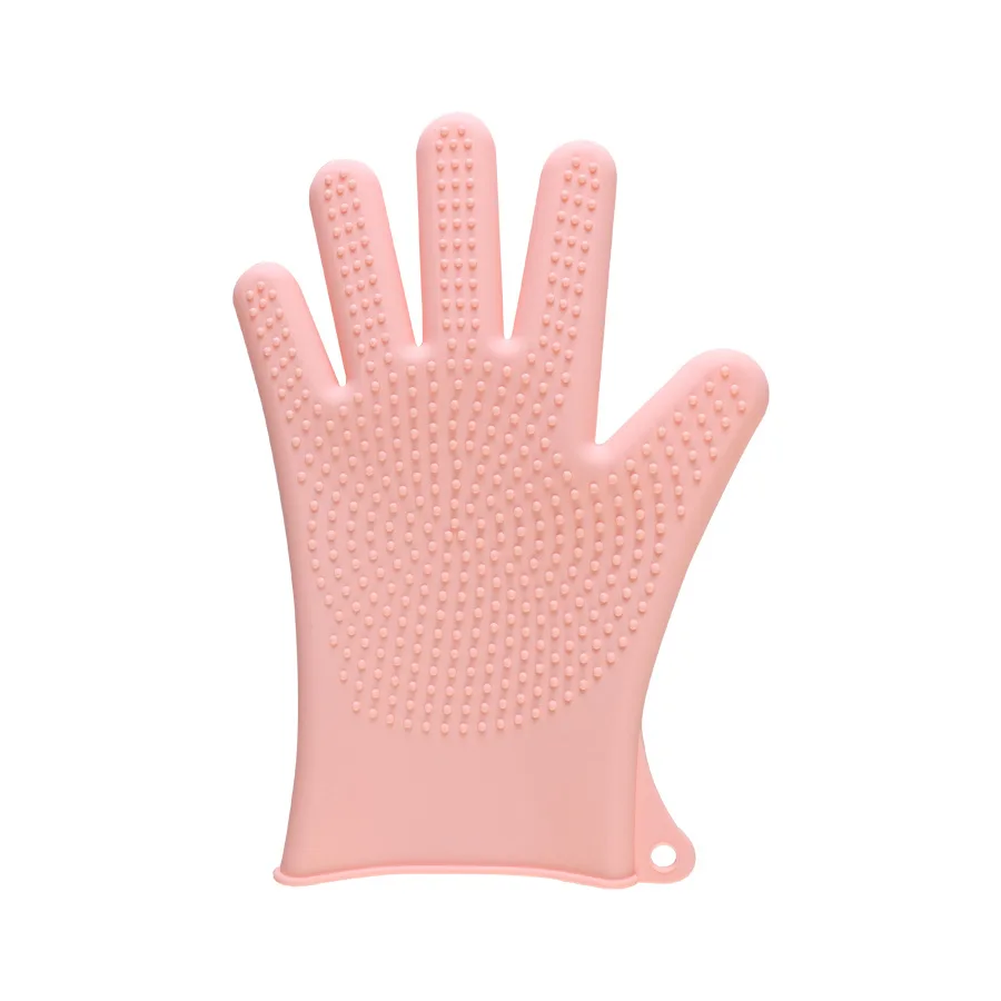 Hot Sale Soft Silicone Clean Dog Pets Grooming Brush Gloves For Massage Wash Bath