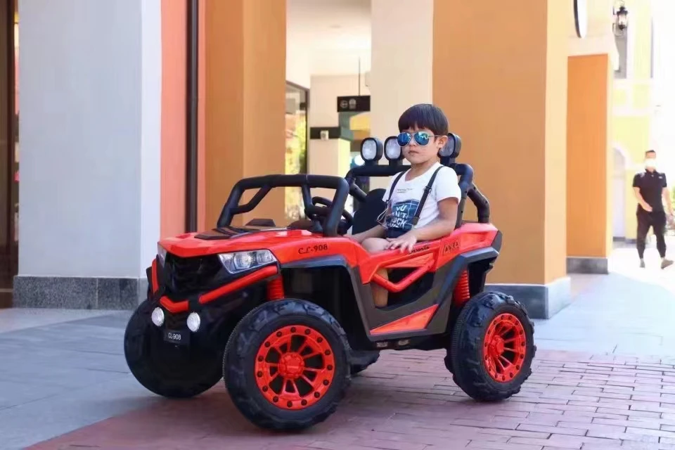 China Licensed Wholesale Electric Ride On Car Products With Engine 12v 24v 48v Battery For Children 8 12 Years Old To Drive