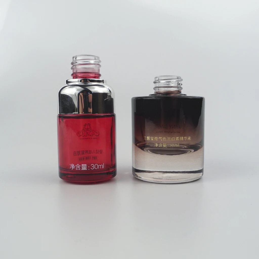 High Quality 30ml Serum Designer Essential Oils Cosmetic Dropper Glass Bottle