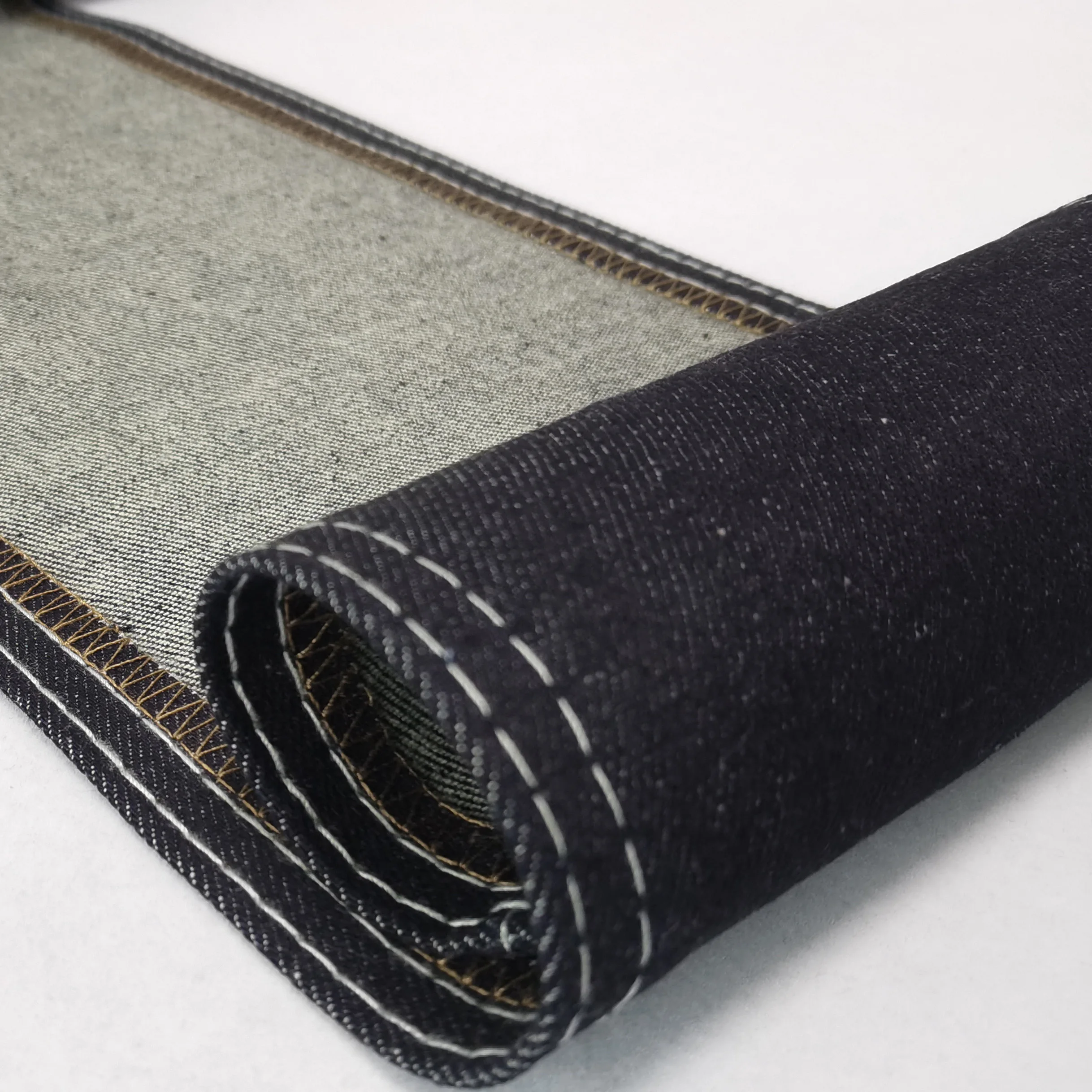 98.5%cotton 1.5%spandex comfort stretch warp slub denim jeans fabric