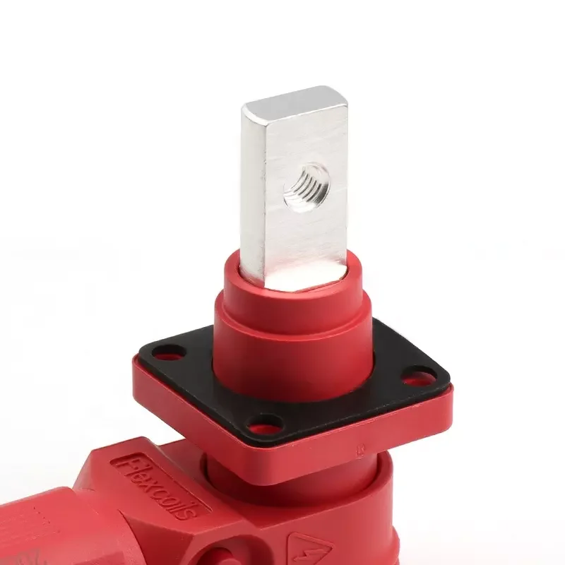 200A 8mm High Voltage Connector Battery Power Energy Storage right angle Male Female HVIL 8mm HV Connector