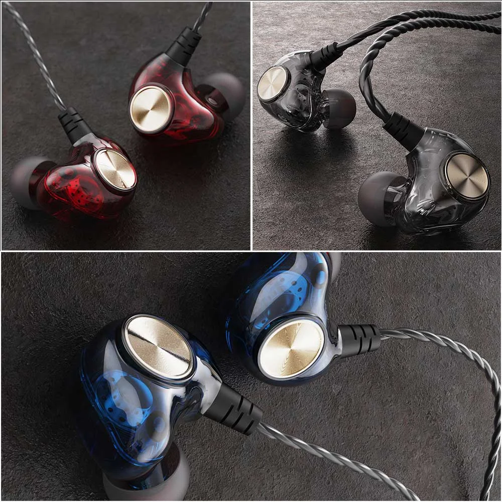 Wholesale Price  New Sport Wired Weave Sports Ear Hook with 3.5mm Plug In Earbuds Ear Hook Wired Earphones