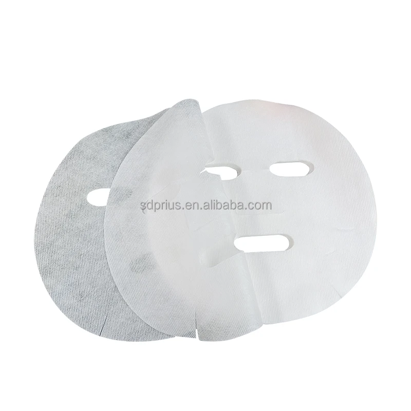 45gsm DuPont plain pattern tencel facial mask sheet skin care cupro facial mask sheet organic non woven facial mask