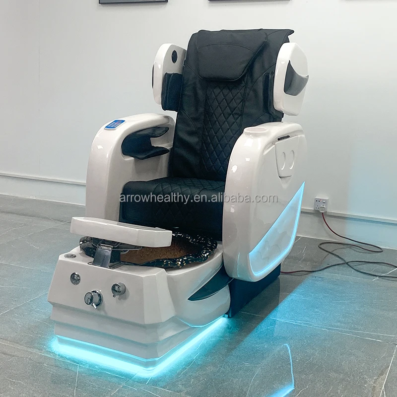 pedicure chair with manicure luxury pedicure spa massage chair for nail salon foot spa massage pedicure chair with basin