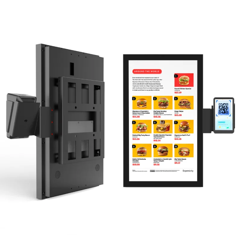 Outdoor 21.5 Inch Aluminum housing IP65 Touch Screen Monitor Wall Mount Embedded Touch Monitor for Kiosk