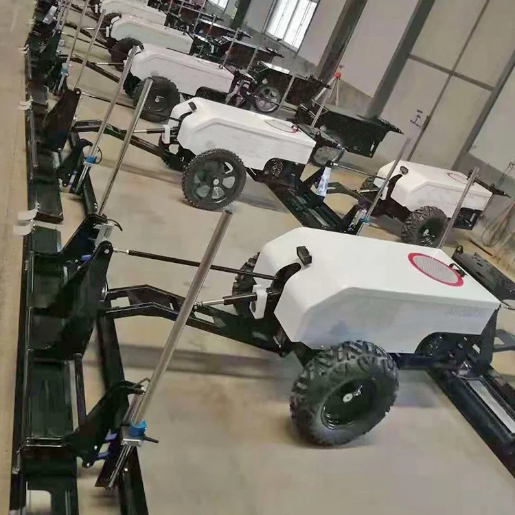 Factory supply 3KW Hand held Laser Leveling Machine Two Wheels Electric Laser Concrete Screeds