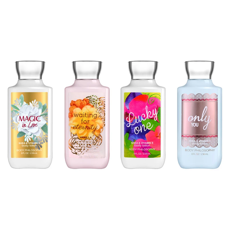 Фирменная торговая марка оптовая продажа 236 мл цветочный аромат отбеливающий лосьон для тела Органический Уход за телом жидкий крем женщин и