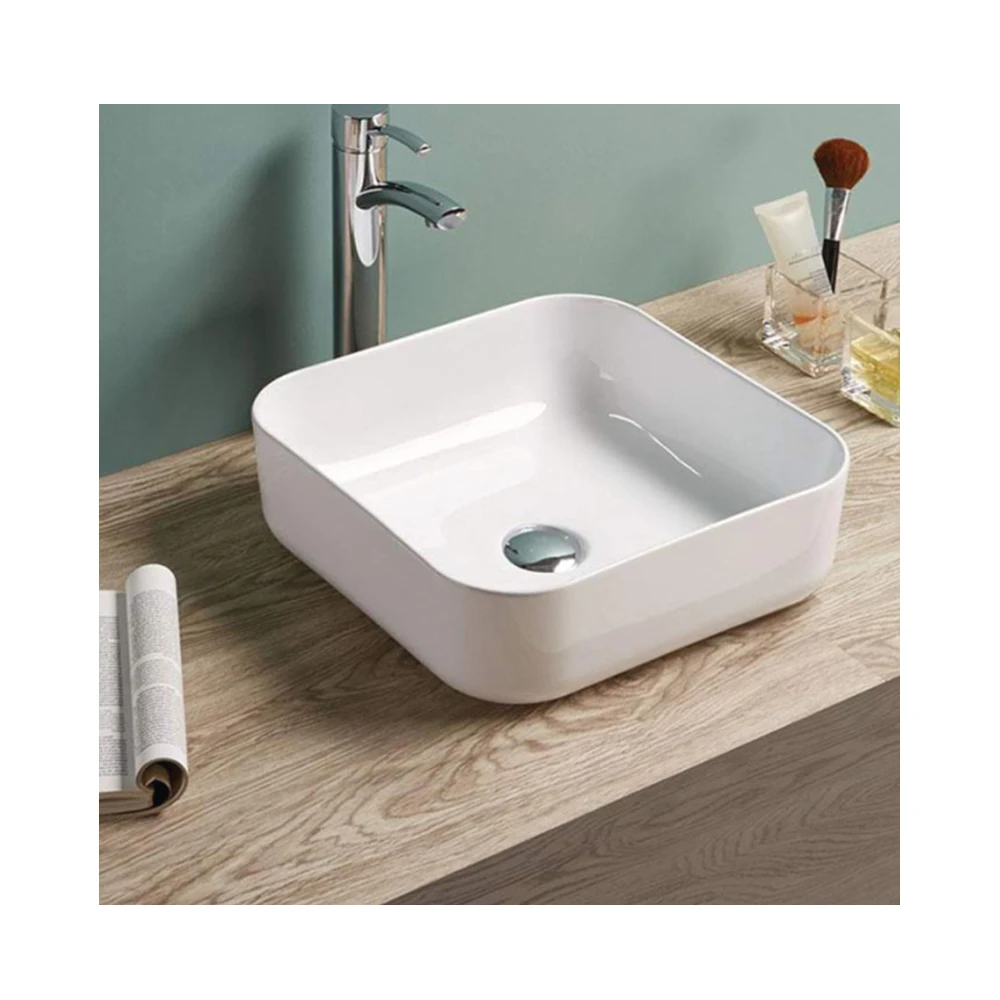 
Cheap Modern Ceramic Material Wash Basin Bathroom for Hotel and Office Building 