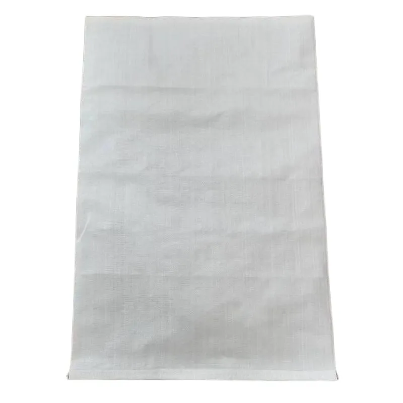 Factory customised white pp waterproof composite double layer rice woven bag with inner film