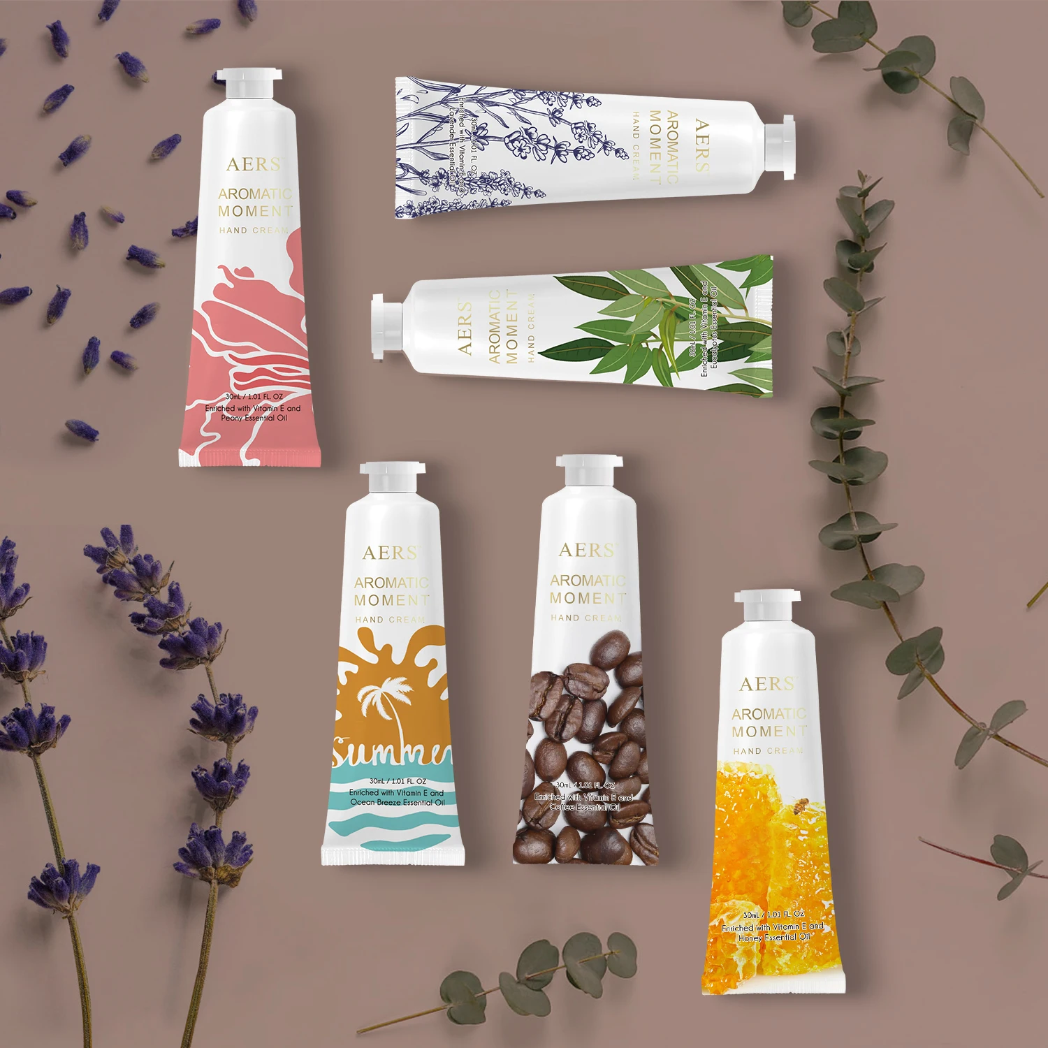 Wholesale Moisturizing Whiten Fragrance Set Private Label Custom Hand Cream