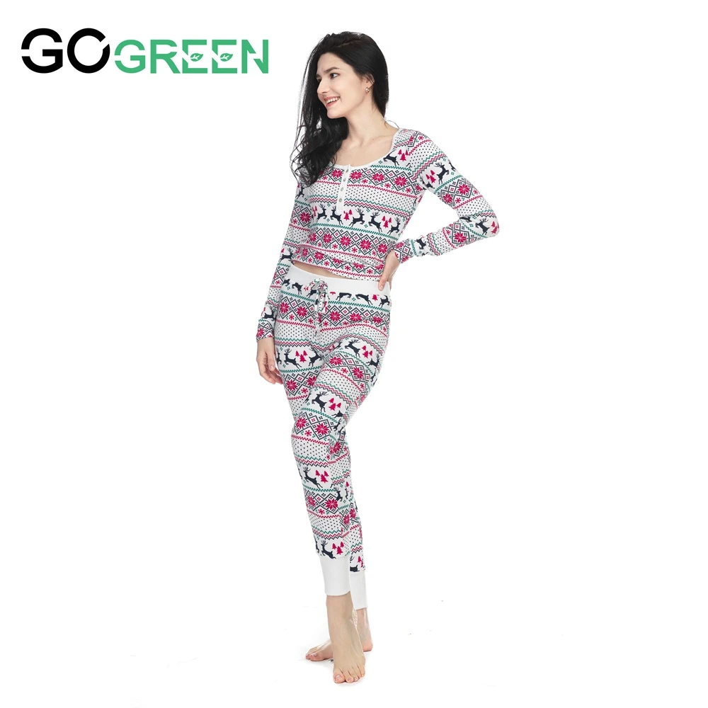 RTS Plus Size Fluffy And Smooth Print Long Sleeve Polyester Pajamas Set