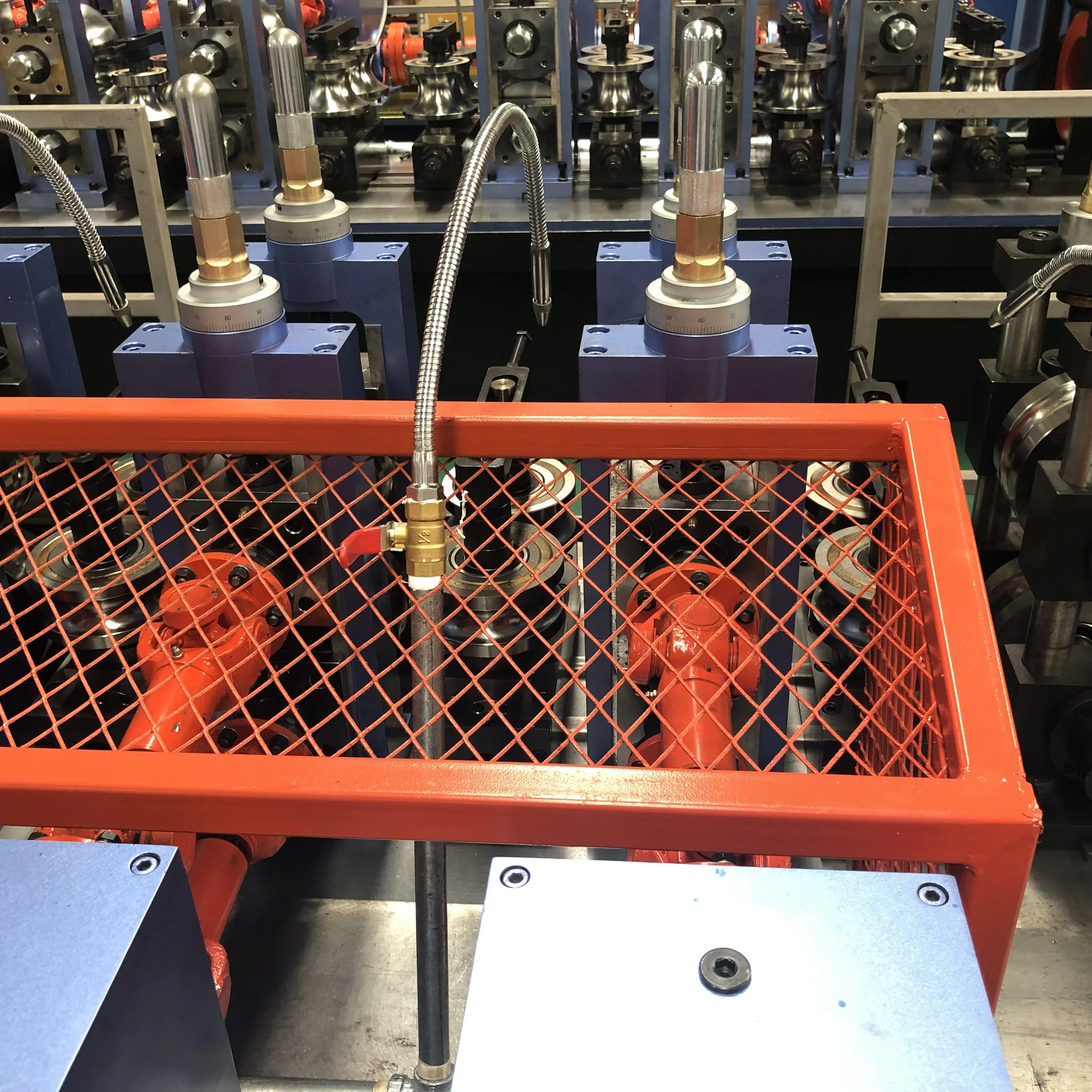 Construction Scaffold High Strength High Frequency Welding Square And Rectangle Carbon Tube Making Machine