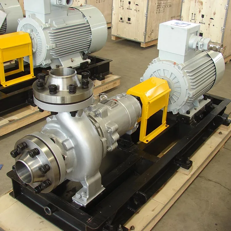 Heavy industrial crude oil hot oil transfer pump