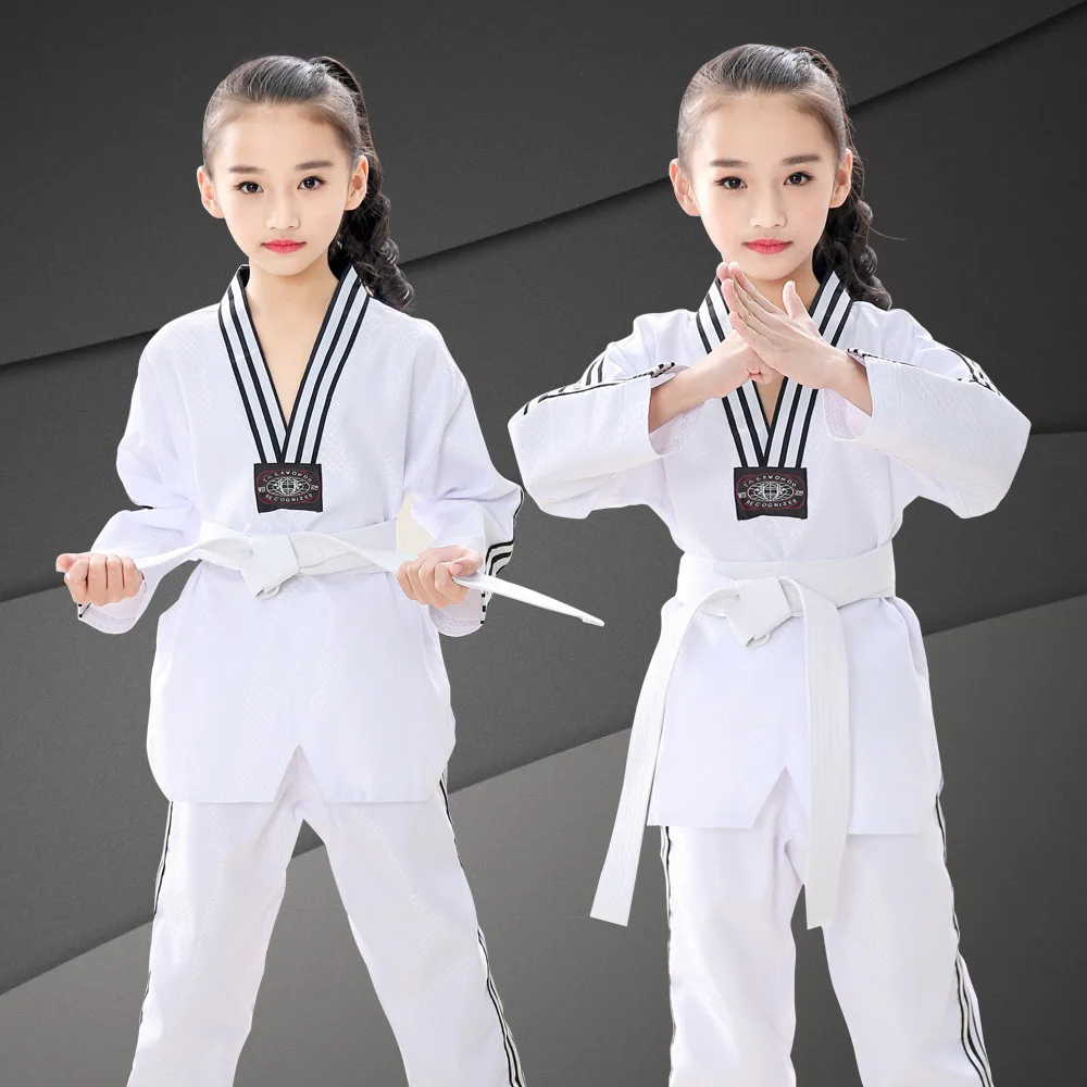 AGRADECIDO  Custom Logo Unisex Taekwondo Uniforms Dobok Karate Suits
