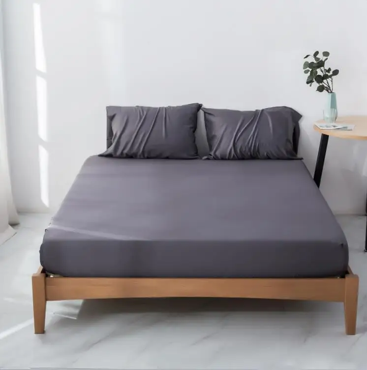 Wholesale Luxury Bamboo Organic Mattress Protector Smooth Breathable Fitted Sheet for Adults for Hotels