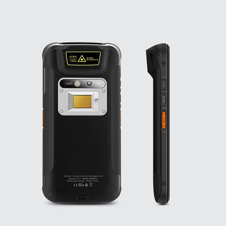 PDA Industrial 5 Inch Android Automatic Barcode Scanner Ip65 Portable Laser Scanning Bar Code Warehouse Inventory Rugged Pda